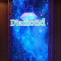 Интерьерная световая вывеска клуба-ресторана «Diamond»